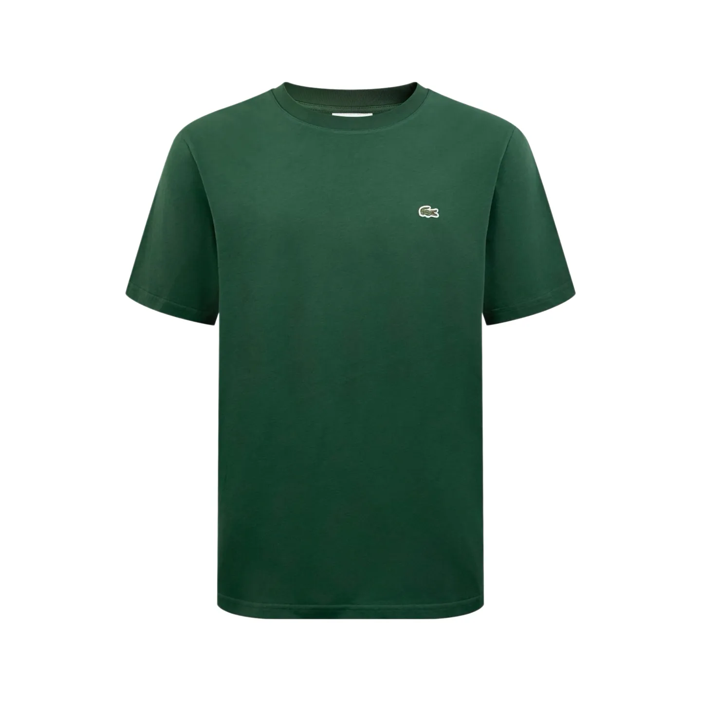 Lacoste Crocodile Logo Short Sleeve (Green) The fabric is made of custom combed smooth plain cotton. Smooth, soft and comfortable. Breathable. The pine dark green that has been deposited by time. The pastel tones make people calm and calm. The iconic small crocodile pops up in the heart. The vivid logo contrasts with the calm background. The calm color shows the French style. Cut out the complex and simplify it. Use solid color as the base. The logo is printed. It shows the texture and brand heritage in a low-key manner. It uses car seal craftsmanship. Make independent embroidered chapters through computer embroidery, then position them and sew them to fix them on the clothing. It has a strong three-dimensional effect, is strong and washable, and has stable quality. The fabrics have been fermented and washed. It has a better hand feel and texture. It is not easy to deform, shrink or fade, and maintains long-term beauty. Size:S-M-L-XL